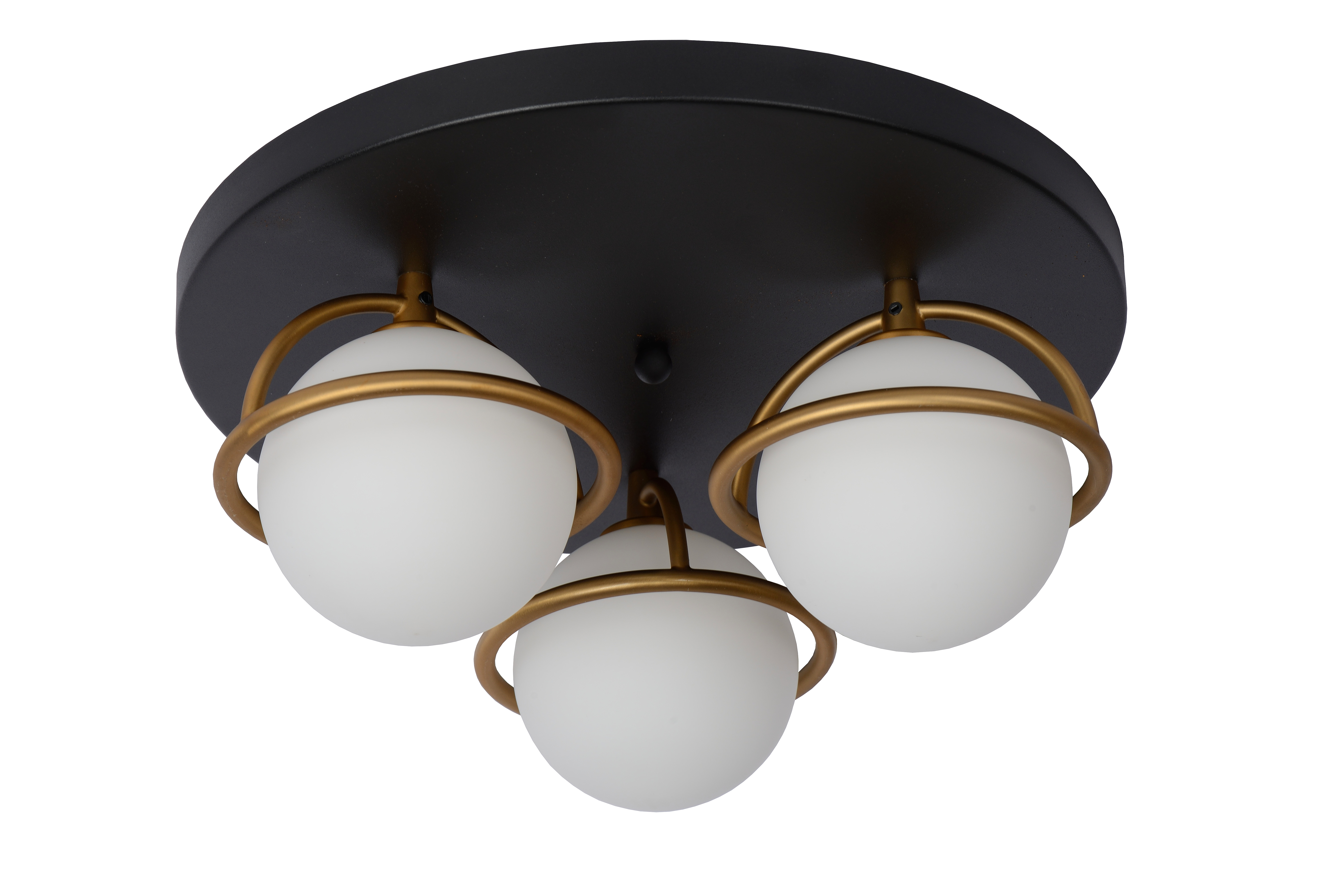 Black flush mount on sale bathroom light